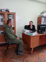 встреча заместителя Главы муниципального образования «Ершичский муниципальный округ» Смоленской области Н.А. Петровой с индивидуальным предпринимателем - фото - 1