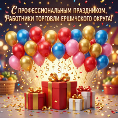 с Днём работника торговли, дорогие труженики Ершичского округа - фото - 1